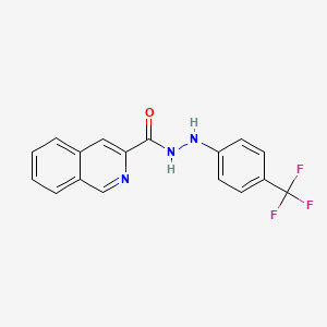 molecular formula C17H12F3N3O B10861639 LW3 