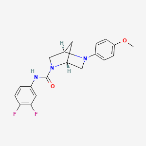 molecular formula C19H19F2N3O2 B10861645 IV-255 