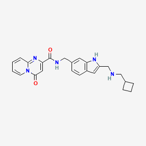 molecular formula C24H25N5O2 B10861679 STC-15 