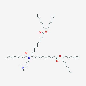 molecular formula C58H114N2O5 B10861685 Ionizable lipid-1 