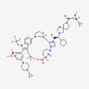 molecular formula C63H88F3N11O7 B10861702 Zoldonrasib 