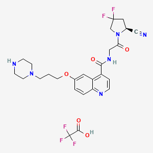 molecular formula C26H29F5N6O5 B10861711 FAP-IN-2 TFA 