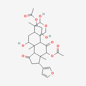 molecular formula C30H38O11 B10861797 Isotoosendanin 