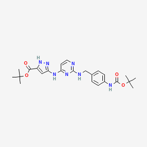 molecular formula C24H31N7O4 B10862155 JA397 