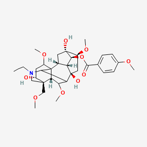 molecular formula C33H47NO10 B10862195 8-Deacetylyunaconitine 