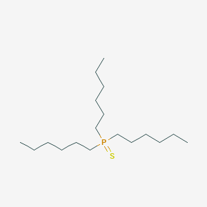 molecular formula C18H39PS B108630 Trihexylphosphine sulphide CAS No. 18803-12-8