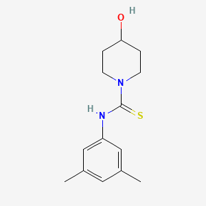 molecular formula C14H20N2OS B10863528 N-(3,5-dimethylphenyl)-4-hydroxypiperidine-1-carbothioamide 