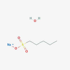 molecular formula C5H13NaO4S B108645 Sodium pentane-1-sulfonate hydrate CAS No. 207605-40-1