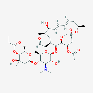molecular formula C35H57NO13R2 B108651 Leucomycin A6 CAS No. 18361-48-3