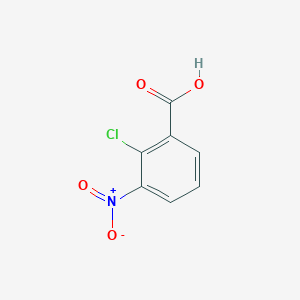 molecular formula C7H4ClNO4 B108654 2-Chloro-3-nitrobenzoic acid CAS No. 3970-35-2