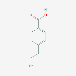 molecular formula C9H9BrO2 B108659 4-(2-Bromoethyl)benzoic acid CAS No. 52062-92-7