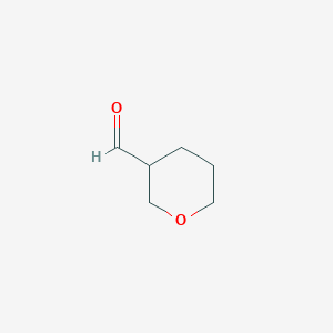 molecular formula C6H10O2 B108663 四氢-2H-吡喃-3-甲醛 CAS No. 77342-93-9