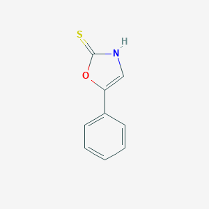 molecular formula C9H7NOS B108667 5-Phenyl-1,3-oxazole-2-thiol CAS No. 16172-23-9