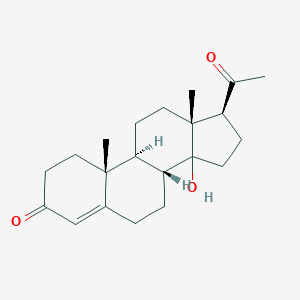 molecular formula C21H30O3 B108671 14-Hydroxyprogesterone CAS No. 16031-66-6