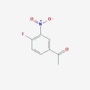 molecular formula C8H6FNO3 B108681 4'-Fluoro-3'-nitroacetophenone CAS No. 400-93-1