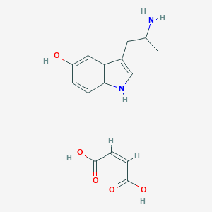 molecular formula C15H18N2O5 B108689 alpha-Methyl-5-hydroxytryptamine maleate CAS No. 97469-12-0