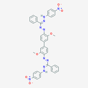 molecular formula C40H32N10O6 B108707 硝基蓝四氮唑 CAS No. 16325-01-2
