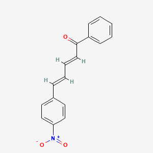 molecular formula C17H13NO3 B10871055 (2E,4E)-5-(4-nitrophenyl)-1-phenylpenta-2,4-dien-1-one 