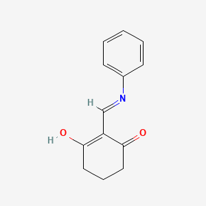 molecular formula C13H13NO2 B10871458 2-(Anilinomethylidene)cyclohexane-1,3-dione CAS No. 41732-05-2