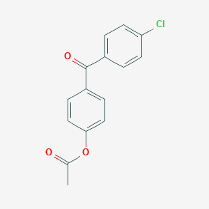 molecular formula C15H11ClO3 B010873 4-Acetoxy-4'-chlorobenzophenone CAS No. 103060-18-0