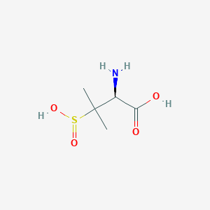 molecular formula C5H11NO4S B108793 (2S)-2-Amino-3-methyl-3-sulfinobutanoic acid CAS No. 23315-18-6