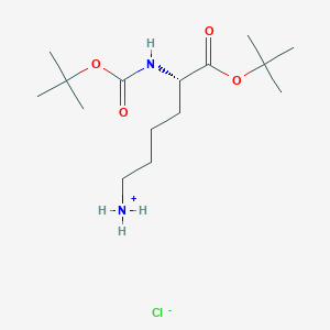 molecular formula C15H31ClN2O4 B108819 (S)-tert-Butyl 6-amino-2-((tert-butoxycarbonyl)amino)hexanoate hydrochloride CAS No. 7750-45-0