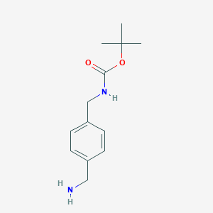 molecular formula C13H20N2O2 B010882 1-(N-Boc-aminomethyl)-4-(aminomethyl)benzene CAS No. 108468-00-4