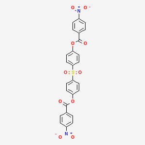 molecular formula C26H16N2O10S B10882371 4-({4-[(4-Nitrobenzoyl)oxy]phenyl}sulfonyl)phenyl 4-nitrobenzoate 