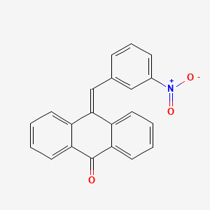 molecular formula C21H13NO3 B10883034 10-(3-Nitrobenzylidene)anthracen-9(10h)-one CAS No. 69544-85-0