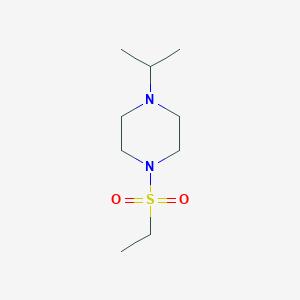 molecular formula C9H20N2O2S B10883674 1-(Ethylsulfonyl)-4-(propan-2-yl)piperazine 