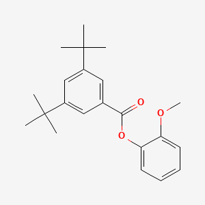 molecular formula C22H28O3 B10884096 2-Methoxyphenyl 3,5-di-tert-butylbenzoate 