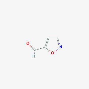 molecular formula C4H3NO2 B108842 Isoxazole-5-carbaldehyde CAS No. 16401-14-2