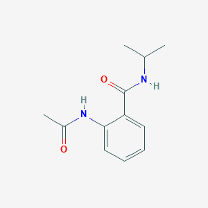 molecular formula C12H16N2O2 B10884264 2-(acetylamino)-N-(propan-2-yl)benzamide 