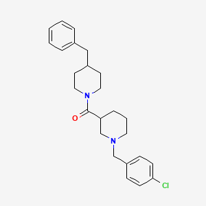 molecular formula C25H31ClN2O B10884941 (4-Benzylpiperidin-1-yl)[1-(4-chlorobenzyl)piperidin-3-yl]methanone 