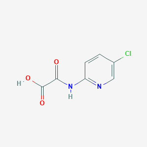 molecular formula C7H5ClN2O3 B108852 2-((5-Chloropyridin-2-YL)amino)-2-oxoacetic acid CAS No. 552850-73-4