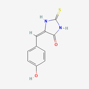 molecular formula C10H8N2O2S B10886311 5-(4-Hydroxy-benzylidene)-2-thioxo-imidazolidin-4-one 