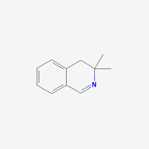 molecular formula C11H13N B108870 3,3-Dimethyl-3,4-dihydroisoquinoline CAS No. 28460-55-1