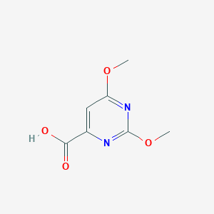 molecular formula C7H8N2O4 B108875 2,6-Dimethoxypyrimidine-4-carboxylic acid CAS No. 59864-30-1