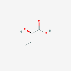 molecular formula C4H8O3 B010889 (R)-2-Hydroxybutyric acid CAS No. 20016-85-7