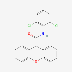 molecular formula C20H13Cl2NO2 B10889913 N-(2,6-dichlorophenyl)-9H-xanthene-9-carboxamide 