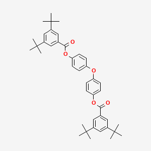 molecular formula C42H50O5 B10890179 Oxydibenzene-4,1-diyl bis(3,5-di-tert-butylbenzoate) 