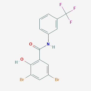 molecular formula C14H8Br2F3NO2 B108915 Fluorosalan CAS No. 4776-06-1