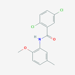molecular formula C15H13Cl2NO2 B10891768 2,5-dichloro-N-(2-methoxy-5-methylphenyl)benzamide 