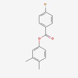 molecular formula C15H13BrO2 B10892043 3,4-Dimethylphenyl 4-bromobenzoate 