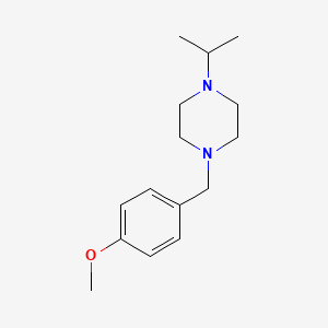 molecular formula C15H24N2O B10892173 1-(4-Methoxybenzyl)-4-(propan-2-yl)piperazine 