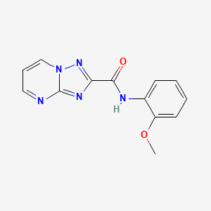 molecular formula C13H11N5O2 B10892557 N-(2-methoxyphenyl)[1,2,4]triazolo[1,5-a]pyrimidine-2-carboxamide 