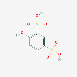 molecular formula C7H8O7S2 B108939 5-羟基甲苯-2,4-二磺酸 CAS No. 15509-33-8
