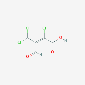 molecular formula C5H3Cl3O3 B108958 (Z)-2-Chloro-3-(dichloromethyl)-4-oxobutenoic acid CAS No. 117823-31-1