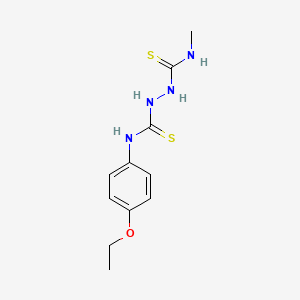 molecular formula C11H16N4OS2 B10896914 N-(4-ethoxyphenyl)-N'-methylhydrazine-1,2-dicarbothioamide 