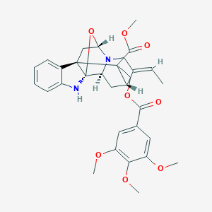 molecular formula C31H34N2O8 B010897 Deacetylpicraline 3,4,5-trimethoxybenzoate CAS No. 102358-22-5